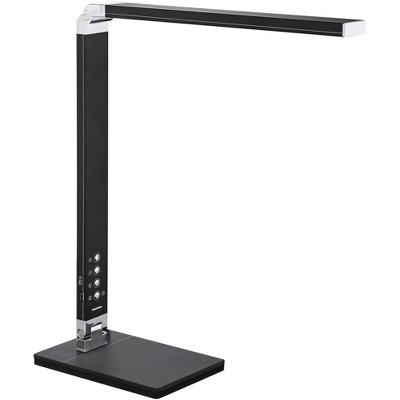 360 Lighting Modern Desk Table Lamp 16 1/2" High with USB Port and Nightlight LED Black Touch Dimmer for Bedroom Bedside Office