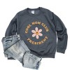 Simply Sage Market Cool Mom Club President Flower Sweatshirt - 3 of 4