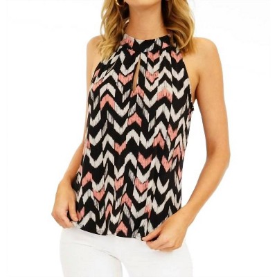 Women's Halter Keyhole Tank - Veronica M