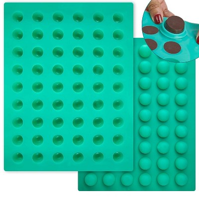 O'Creme Silicone Truffle Mold, Square, 54 Cavities