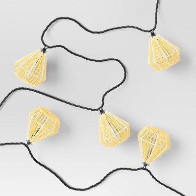 10ct Incandescent Mini Lights with String Hoods Natural - Project 62™