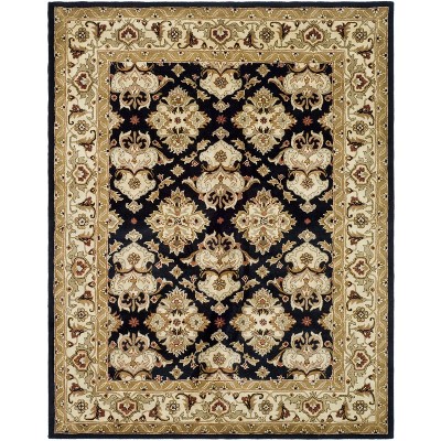 Heritage Hg640 Hand Tufted Area Rug - Black - 7'6