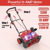 Gymax 20" Corded Snow Blower Electric Walk-Behind Snow Blower with 30 FT Throwing Distance and Dual LED Lights Blue/Red - 4 of 4