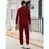 WhizMax Men's Half-Zip Golf Sportswear 21-Piece Hooded Tracksuit for Casual Running Sports Set - 4 of 4