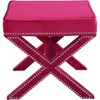 Meridian Furniture,Nixon Velvet Ottoman/Bench - 3 of 4