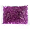 John Bead 1000 Pieces 9mm Plastic Crow Beads Transparent Dark Amethyst Pony Bead for DIY Arts and Crafts Making Supplies - 3 of 3
