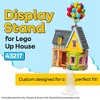 Impresa Crystal Clear Acrylic Display Stand with Connector Feet for Lego Up House 43217, 360° View, Floating Illusion, 4.5"x2⅞” - 2 of 4