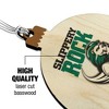 Slippery Rock Secondary Logo Wood Christmas Tree Holiday Ornament - 3 of 4