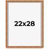 PosterPalooza | Classic Brown Picture Frame - UV Acrylic, Foam Board Backing, Hanging Hardware - 2 of 4