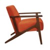 NicBex Accent Chair Velvet Upholstered Living Room Chair Comfy Chair Lounge Chair Armchair for Reading Room, Bedroom - 4 of 4