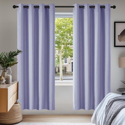 Deconovo Grommet Curtains 2 Panels, Thermal Insulated, 38"W