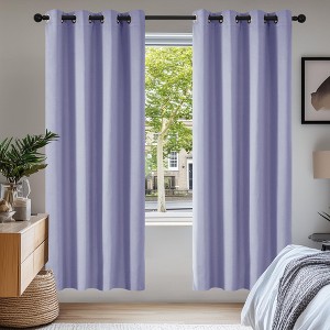Deconovo Grommet Curtains 2 Panels, Thermal Insulated, 38"W - 1 of 4