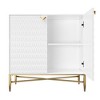Chery Life White Modern 2-Door Accent Cabinet - 3 of 4