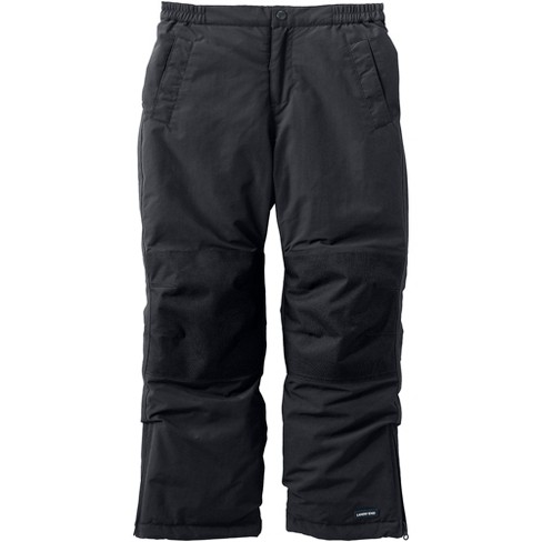 Lands' End Kids Husky Squall Waterproof Insulated Iron Knee Snow Pants - 18  - Black : Target