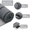Washable Area Rug Modern Print Braided Indoor Soft Contemporary Solid Textured Carpet Non Slip Farmhouse Floor Cover - 2 of 3