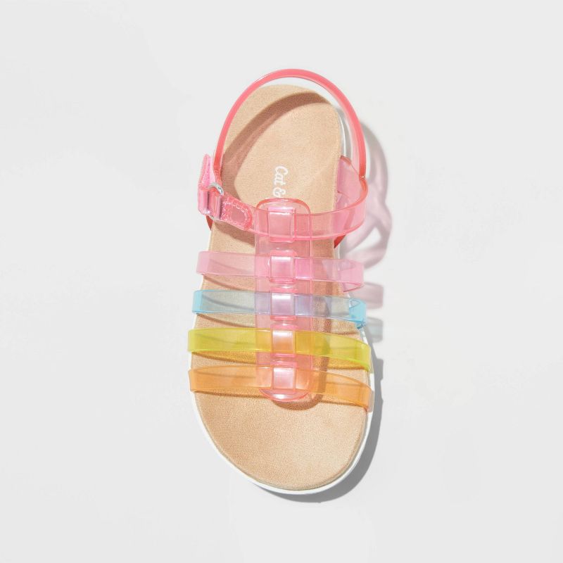 Toddler Maggie Fisherman Jelly Sandals - Cat & Jack™, 4 of 9