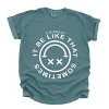 Simply Sage Market S.W.Smiley It Be Like That Smiley Face Garment Dyed Tee - 2 of 4