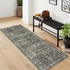 Vintage Area Rugs for Living Room, Washable Carpet Indoor Non Slip Large Area Rugs, Soft Low Pile Rug Foldable Floor Rug - 4 of 4