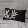 PAGED Cal King Comforter Set 7 Piece Faux Suede Bedding Sets, Bed in a Bag with 1 Quil, 2 Pillowcases, 3 Decorative Pillows and 1 Bed Skirt, Gray - 3 of 4