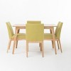 GDFStudio Brittany 5 Piece Mid-Century Modern Fabric Upholstered Dining Set - 2 of 4