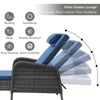 Buenhomino Outdoor Chaise Lounge Chairs Set, Set of 2 Wicker Patio Reclining Chairs with Adjustable Backrest and Cushion, Rattan Lounger for Pool - 4 of 4