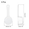 Unique Bargains Plastic Disposable Coffee Spices Measuring Spoons with Short Handle 5 Pcs - 2 of 4