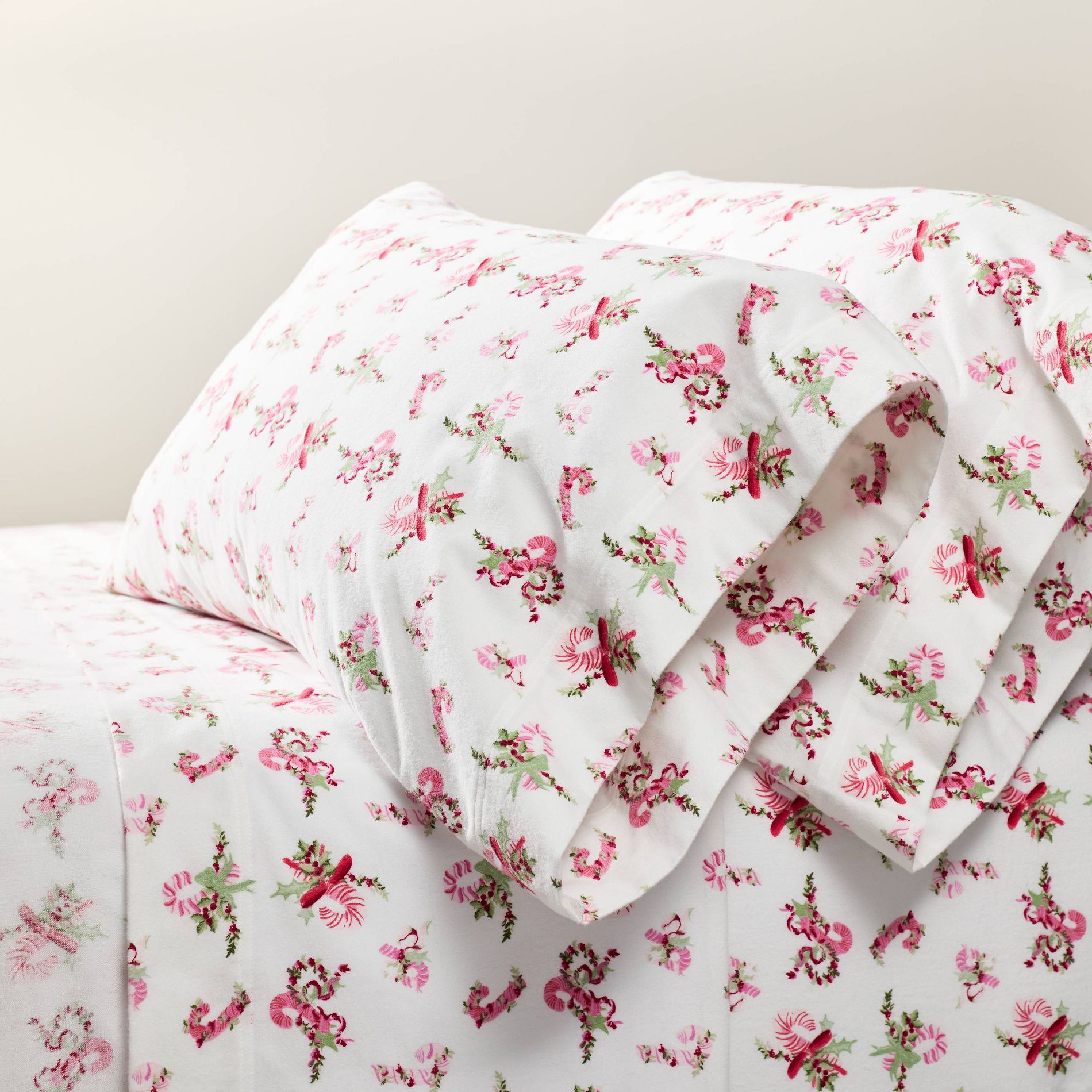 Holiday Flannel Sheet Set Simply Shabby Chic