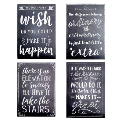 Chalkboard Design Motivational Quote Posters, 13x19 Inches, 20-Pack