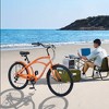 Gulches 26-Inch Beach Cruiser Bicycles - 7 Speed, Orange for Leisure and Commute - 2 of 4