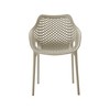 Meridian Furniture,Mykonos Outdoor Patio Dining Chair, Set of 4 - 4 of 4