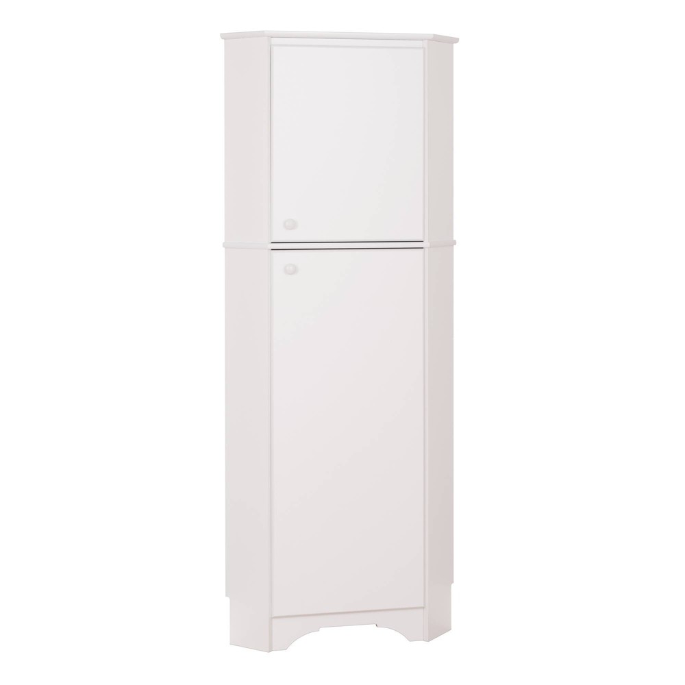 Photos - Wardrobe Elite Tall 2 - Door Corner Storage Cabinet - White - Prepac