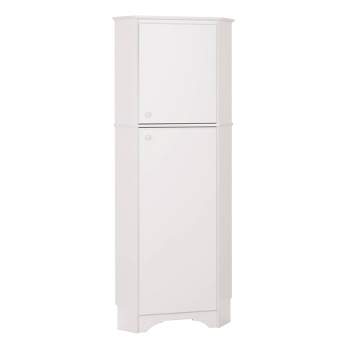 Elite Tall 2 Door Corner Storage Cabinet - Prepac