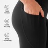 High Waisted Women Legging Super Soft, Body Contour, Moister Wicking Bottom Wear with Side Pockets for Running & Workout  (1-PC , Small_Black) - 4 of 4