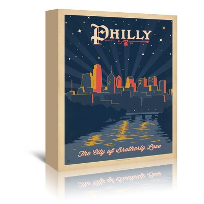 Philly Dennys by Anderson Design Group Wrapped Canvas - Americanflat - 5" x 7"