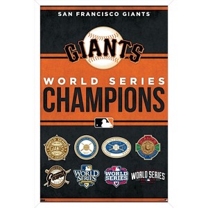 Trends International MLB San Francisco Giants - Champions 23 Framed Wall Poster Prints - 1 of 4