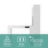 Kumasinova L-Shaped Gaming Desk with Charger,2-in-1 Corner Computer Desk with Drawers,Standing Desk with Bookshelf for Home Office & Study - 4 of 4