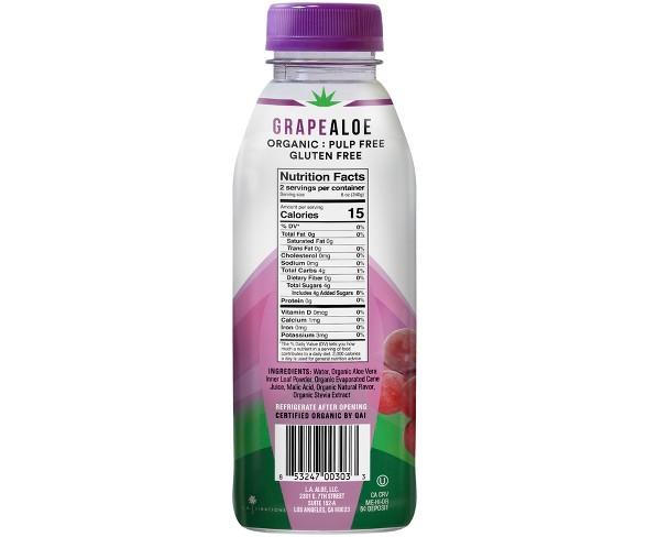 Aloe Gloe White Grape - 15.2 fl oz Bottle