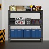 ROOMTEC 3 Tier Heavy Duty Metal Storage Shelving, Adjustable Storage Rack, Industrial Standing Shelves Unit (47.3"H x 51.2"W x 23.6"D) - 2 of 4