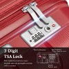Kumasinova Hardshell PP Luggage Set of 4,Lightweight&Durable Spinner Suitcases with TSA Lock,Impact-Resistant Luggage,14/20/24/28" - 2 of 4