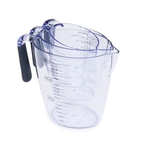 3 Piece Measuring Cup Set , Soft Non-Slip Handles, BPA Free - 1 of 4
