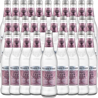 Fever Tree Club Soda - Premium Quality Mixer - Refreshing Beverage for Cocktails & Mocktails 500ml Bottles