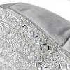 15" Madison Avenue Round Throw Pillow - Sparkles Home: Luxury Geometric Knit, Indoor Polyester Fiber Cushion - 4 of 4