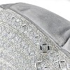 15" Madison Avenue Round Throw Pillow - Sparkles Home: Luxury Geometric Knit, Indoor Polyester Fiber Cushion - image 4 of 4