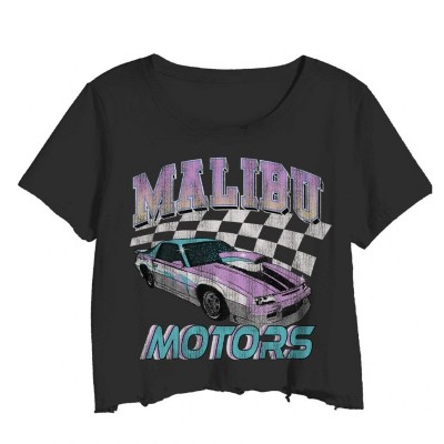 Women's Wo's Malibu Motors Cropped Top - PRINCE PETER