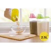 Basicwise BPA-Free Plastic Food Saver, Kitchen Food Cereal Storage Containers with Graduated Cap - image 3 of 4