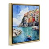 Stupell Industries Cinque Terre Port Floating Frame Canvas Art - 2 of 4