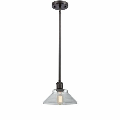 Orwell - 1 Light Stem Hung Mini Pendant In Industrial Style-8 Inches Tall and 8.38 Inches Wide