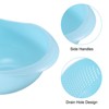 Unique Bargains Plastic Quick Drain Multipurpose Handle Design Fruits Food Strainers Set - 3 of 3
