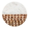 Thirstystone 12" Marble and Wood Cake Stand - image 3 of 4
