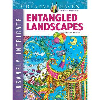 Landscape Coloring Books For Adults Relaxation. Realistic Coloring Books  For Adults - By Sabella Blossom (paperback) : Target